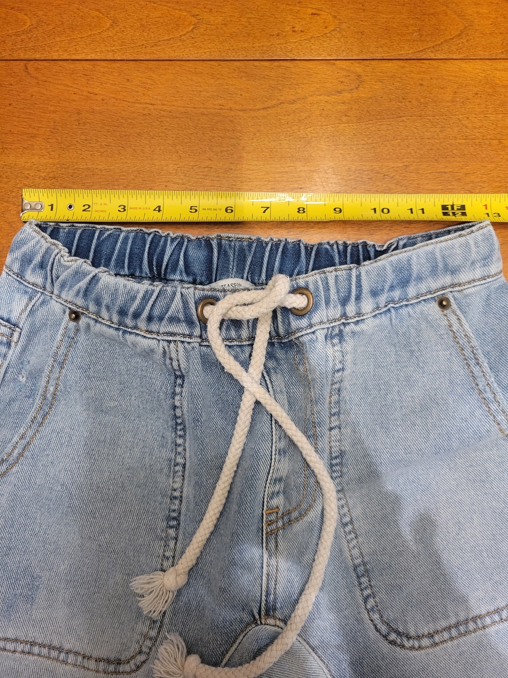 One Teaspoon Light Blue Drawstring Jeans - Picture 8 of 14